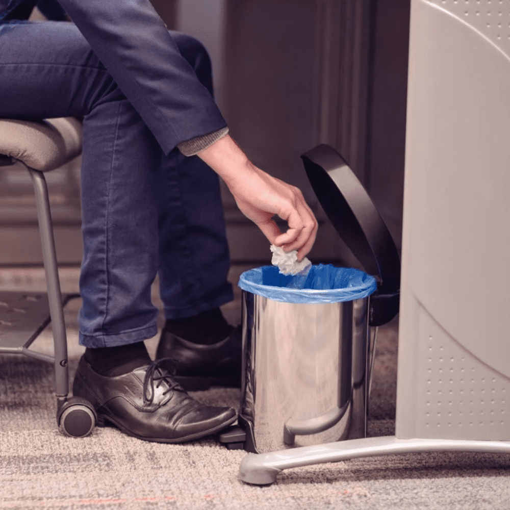 Lixeira Inox New 5 Litros Tramontina - Imagem 5